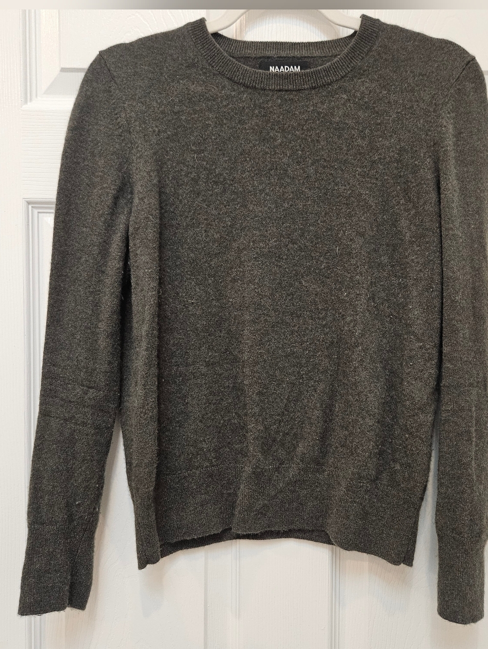 Naadam The Original Chasmere Sweater Olive Green Size Small